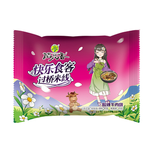 快乐食客酸辣牛肉味袋装